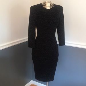 Velvet cocktail dress